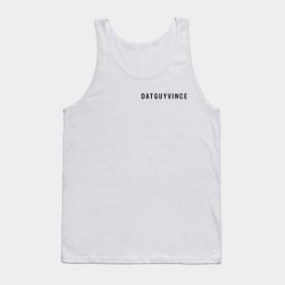 DGV With No Logo, Black Text Tank Top